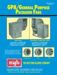 GPA/GENERAL PURPOSE PACKAGED FANS - New York Blower