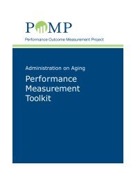 Complete Toolkit in PDF format - Administration on Aging