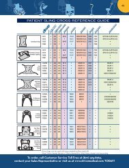 PATIENT SLING CROSS REFERENCE GUIDE To ... - Drive Medical