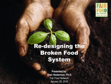 Redesigning a Broken Food System - Greenhorns
