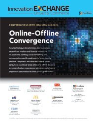 Online-Offline Convergence - First Data