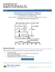 New Approach to the Synthesis of Bulk and Supported Bimetallic ...