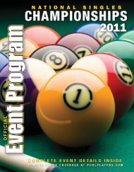 Map Of The National Championships - American Poolplayers