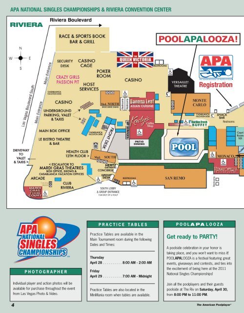 Map Of The National Championships - American Poolplayers