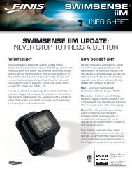 SWIMSENSE iiM INFO SHEET - Finis