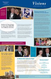 Visions Newsletter Spring 2012 - Providence Washington