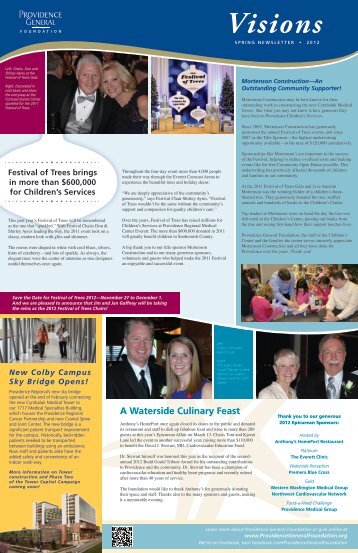 Visions Newsletter Spring 2012 - Providence Washington