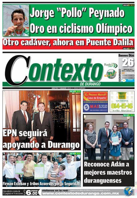 26/05/2013 - Contexto de Durango