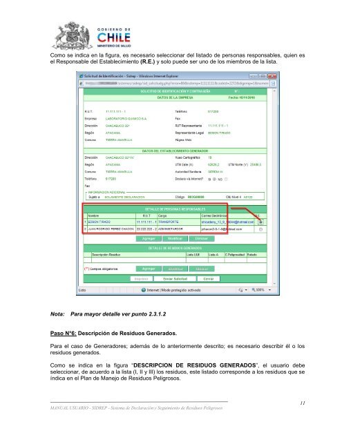 Manual usuario SIDREP - SEREMI de Salud - Ministerio de Salud