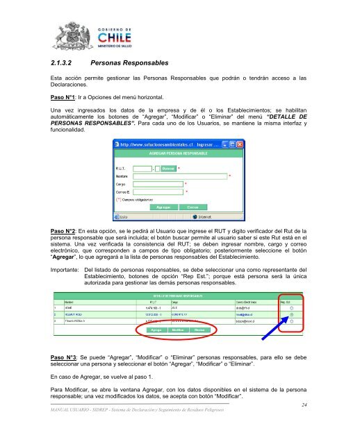 Manual usuario SIDREP - SEREMI de Salud - Ministerio de Salud