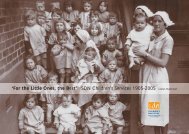 'For the Little Ones, the Best' SDN Children's Services 1905-2005 ...