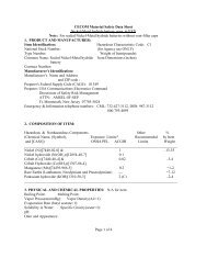 CECOM Material Safety Data Sheet Nickel-Metal hydride battery ...