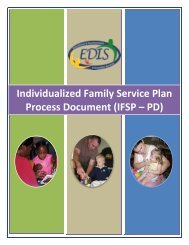IFSP – PD - FPG Child Development Institute