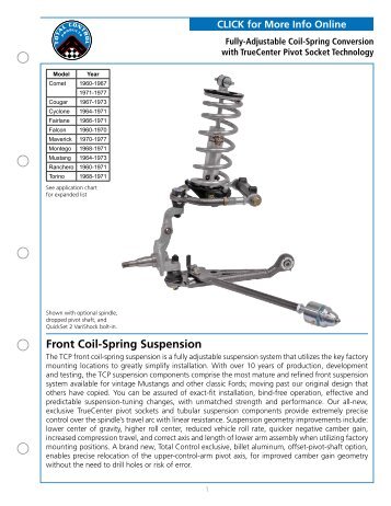 Front Coil-Spring Suspension Systems - Total Control Products