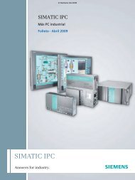 SIMATIC IPC Folleto Abril 2009 - Industria de Siemens