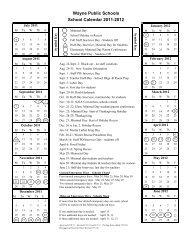 2011-2012 School Calendar - Wayne NJ Public Schools