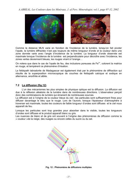 La Couleur des Minéraux - Page perso minéraux Alain ABREAL ...