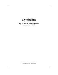 Cymbeline - Shakespeare Right Now!