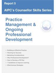 Professional Development - Counselling Connection