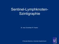 Sentinel-Lymphknoten- Szintigraphie - Radiologie