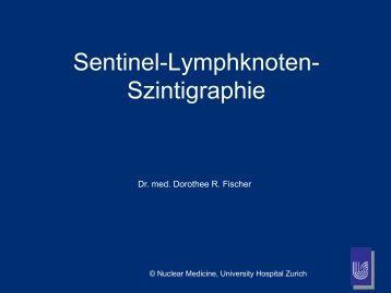 Sentinel-Lymphknoten- Szintigraphie - Radiologie