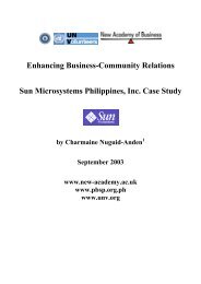 Sun Microsystems Philippines, Inc. Case Study - World Volunteer Web