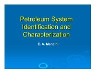 Petroleum System Identification and Clarification, E.A. Mancini