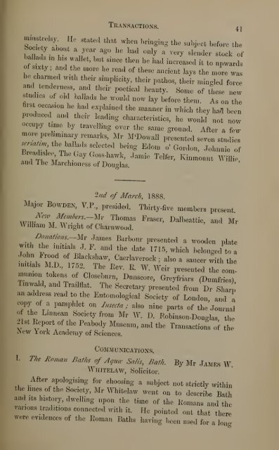 Vol 6 - Dumfriesshire & Galloway Natural History and Antiquarian ...