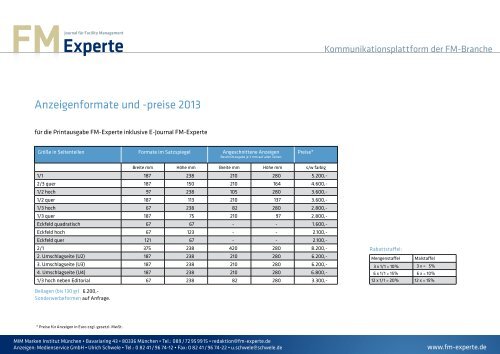 Messeausgabe 2013 - Fm-experte.de