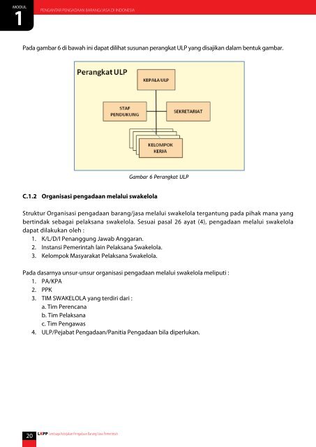 Modul Pelatihan Pengadaan Barang/Jasa Pemerintah