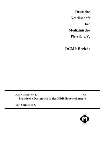 DGMP- Bericht Nr. 13