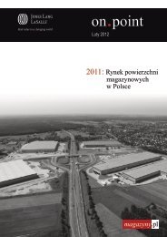 2011: Rynek powierzchni magazynowych w Polsce