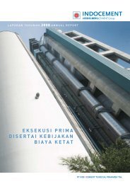 EksEkusi Prima disErtai kEbijakan biaya kEtat - Indocement Tunggal ...