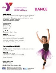 Dance Flyer 2013 - YMCA of Greater Houston