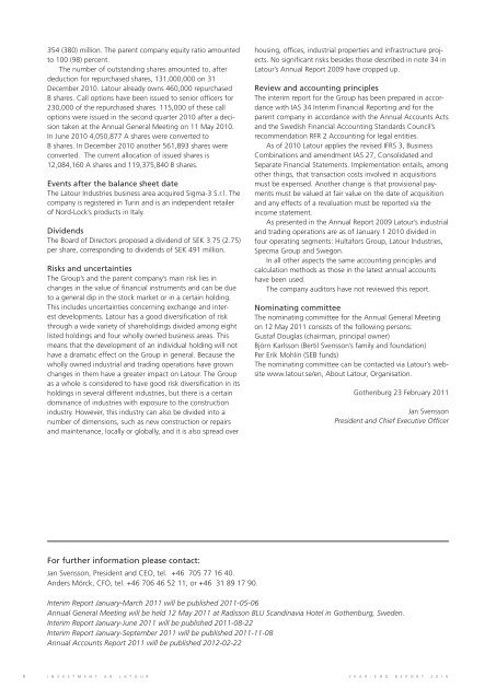 PDF Document 295 KB - Investment AB Latour