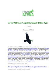 MYTHES ET LEGENDES DES TIC - Forum Atena