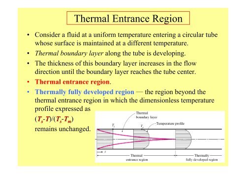 Chapter 8: Internal Forced Convection