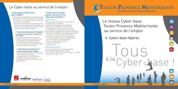 Le réseau Cyber-base TPM au service de l'emploi - Communauté d ...