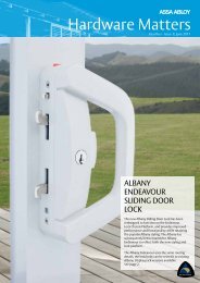 Hardware Matters - ASSA ABLOY