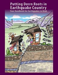 Putting Down Roots in Earthquake Country - Utah Seismic Safety ...