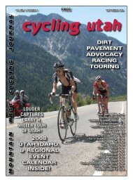 September 2008 Issue - Cycling Utah