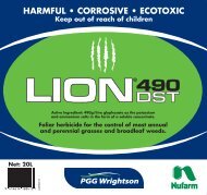 Lion 490DST 20L Label - Nufarm