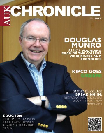 AUK Chronicle April 2012
