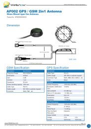 AP002 GPS / GSM 2in1 Antenna Specification