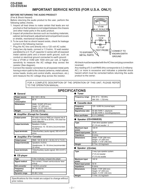 SERVICE MANUAL - diagramas.diagram...