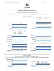 Residential Lease Property Data Input Form MLS ... - NTREIS