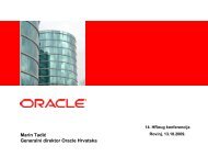 Marin TadiÄ Generalni direktor Oracle Hrvatska - HrOUG