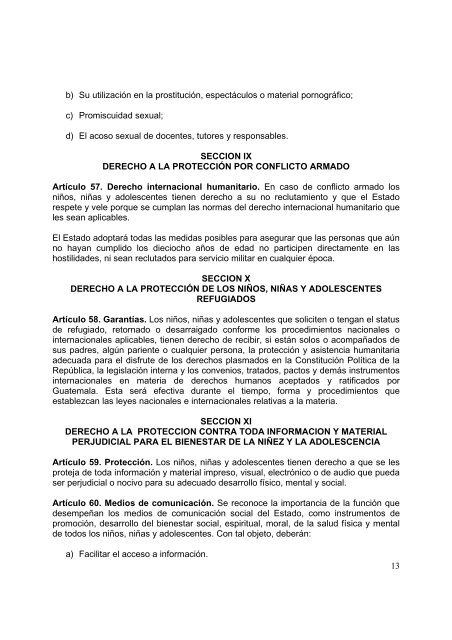 1 DECRETO NÃMERO 27-2003 EL CONGRESO DE LA ... - Pami