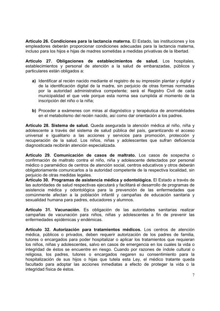 1 DECRETO NÃMERO 27-2003 EL CONGRESO DE LA ... - Pami