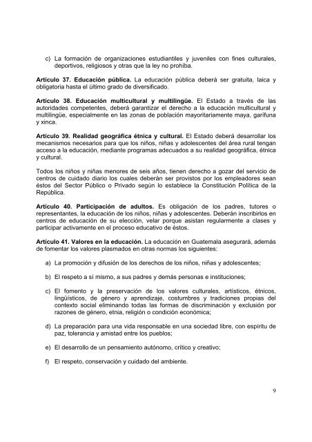 1 DECRETO NÃMERO 27-2003 EL CONGRESO DE LA ... - Pami